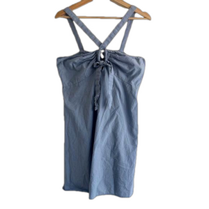 Women's Urban outfitters Blue Strapless Dress Size L